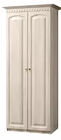 Шкаф 2-х дверный для платья  "Гармония-4" Туя светлая/Дуб беленый в Тюмени - mebel-tymen.ru | фото