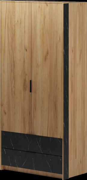 Шкаф 2-х дверный "Ольга 4" Дуб золотистый/ Креатель в Тюмени - mebel-tymen.ru | фото