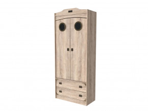 Шкаф 2-х створчатый комбинированный Мираж-1 Секция-13 Дуб баррик в Тюмени - mebel-tymen.ru | фото