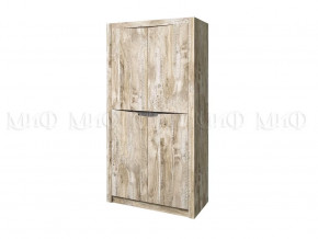Шкаф 2-х створчатый Ривьера Дуб Юкон, Бетон темный в Тюмени - mebel-tymen.ru | фото