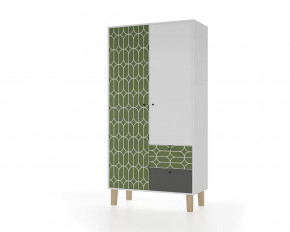 Шкаф 2-х створчатый "Story" (Овалы) в Тюмени - mebel-tymen.ru | фото