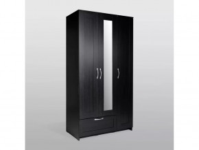 Шкаф 3 двери и 1 ящик 117х59х220  Сириус Дуб Венге с 1 зеркалом в Тюмени - mebel-tymen.ru | фото