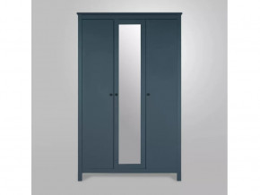 Шкаф 3 двери с зеркалом Сага темно-бирюзовый в Тюмени - mebel-tymen.ru | фото