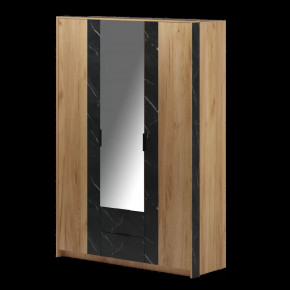 Шкаф 3-х дверный "Ольга 4" Дуб золотистый/ Креатель в Тюмени - mebel-tymen.ru | фото