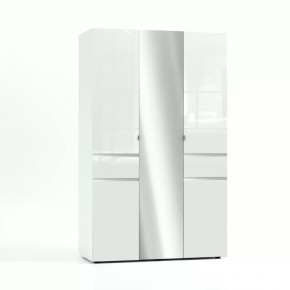 Шкаф 3-х створчатый 1350 Милан Белый в Тюмени - mebel-tymen.ru | фото