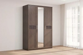 Шкаф 3-х створчатый с зеркалом Кэт-4 Венге Диал в Тюмени - mebel-tymen.ru | фото