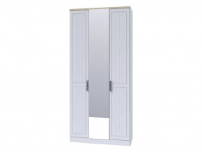 Шкаф 3-х створчатый Венеция-1 Секция-8 Дуб сонома/Белое дерево в Тюмени - mebel-tymen.ru | фото