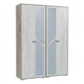 Шкаф 4-х дверный для одежды и белья "Ольга 17" Дуб крафт серый/Дуб крафт белый в Тюмени - mebel-tymen.ru | фото