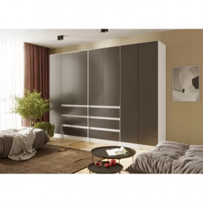 Шкаф 4-х створчатый 1600 Парус Графит Техномебель в Тюмени - mebel-tymen.ru | фото