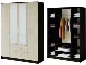 Шкаф 4-х створчатый Фиеста венге/лоредо в Тюмени - mebel-tymen.ru | фото