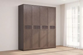 Шкаф 4-х створчатый Кэт-4 Венге Диал в Тюмени - mebel-tymen.ru | фото