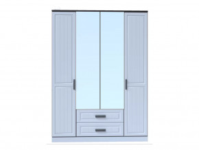 Шкаф 4-х створчатый Венеция-1 Секция-26 Дуб сонома/Белое дерево в Тюмени - mebel-tymen.ru | фото