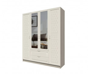 Шкаф четырехдверный с зеркалом "Париж" № 1 в Тюмени - mebel-tymen.ru | фото