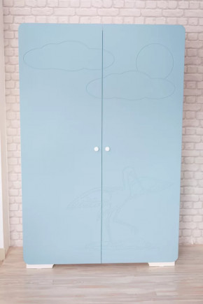 Шкаф детский Облако Белый/голубой в Тюмени - mebel-tymen.ru | фото