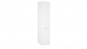 Шкаф для белья (580) с 1 дверью со стеклом «Глосс» Белый Жемчуг, Белый глянец, Стекло в Тюмени - mebel-tymen.ru | фото