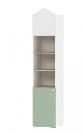 Шкаф для книг Банни НМ 041.44 Меренга/Макарун в Тюмени - mebel-tymen.ru | фото