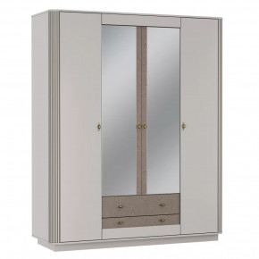 Шкаф для одежды 34.01 Фантазия Кашемир/дуо/профиль Kroning кашемир патина №30.1 в Тюмени - mebel-tymen.ru | фото