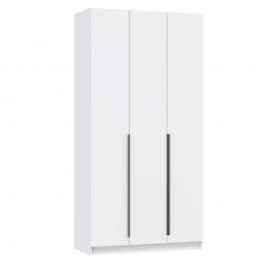 Шкаф для одежды 67.12 Брандо 3-х дверный ЛДСП Белый (h2400) в Тюмени - mebel-tymen.ru | фото