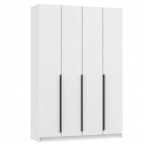 Шкаф для одежды 67.13 Брандо 4-х дверный МДФ Белый (h2400) в Тюмени - mebel-tymen.ru | фото