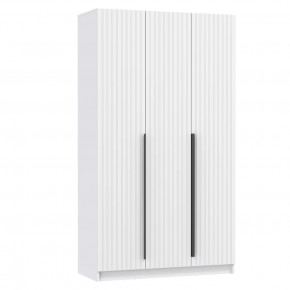 Шкаф для одежды 67.15 Брандо 3-х дверный МДФ Белый (h2150) в Тюмени - mebel-tymen.ru | фото