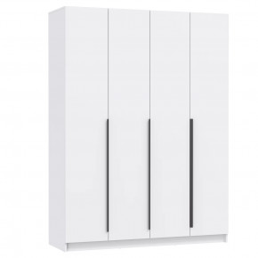 Шкаф для одежды 67.16 Брандо 4-х дверный ЛДСП Белый (h2150) в Тюмени - mebel-tymen.ru | фото