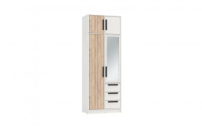 Шкаф для одежды 83.09 Вегас (2-х дв.) с зеркалом (ЛДСП Белый) в Тюмени - mebel-tymen.ru | фото
