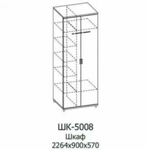 Шкаф для одежды и белья ШК-5008 Грейс в Тюмени - mebel-tymen.ru | фото