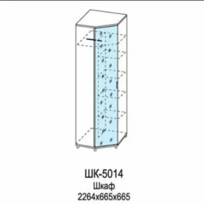Шкаф для одежды и белья ШК-5014 Грейс в Тюмени - mebel-tymen.ru | фото