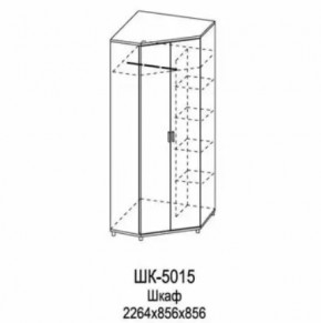 Шкаф для одежды и белья ШК-5015 Грейс в Тюмени - mebel-tymen.ru | фото