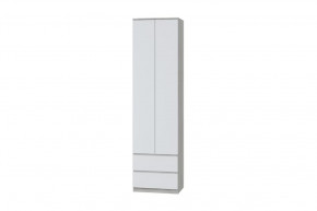 Шкаф для одежды Лори, дуб серый/белый в Тюмени - mebel-tymen.ru | фото