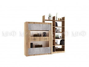 Шкаф для посуды Терра сонома-бетон темный в Тюмени - mebel-tymen.ru | фото