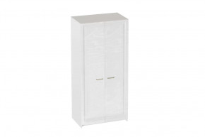 Шкаф двухдверный Манхэттен спальня, Белый Аляска / Айс 06 в Тюмени - mebel-tymen.ru | фото