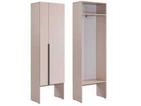 Шкаф двухдверный L600 Баско кашемир в Тюмени - mebel-tymen.ru | фото