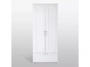 Шкаф комбинированный 2 двери и 1 ящик Сириус белый в Тюмени - mebel-tymen.ru | фото