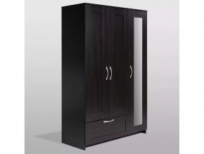 Шкаф комбинированный 3 двери и 1 ящик Сириус Дуб Венге в Тюмени - mebel-tymen.ru | фото
