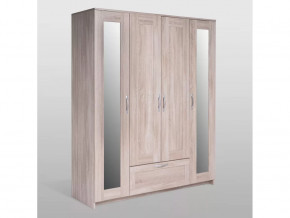 Шкаф комбинированный 4 двери и 1 ящик Сириус сонома в Тюмени - mebel-tymen.ru | фото