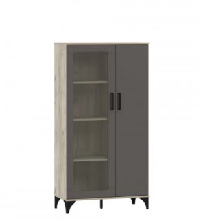Шкаф комбинированный Марсель НМ 013.52 (Графит) в Тюмени - mebel-tymen.ru | фото
