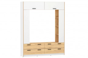 Шкаф комбинированный Оттавия НМ 014.65 Белый в Тюмени - mebel-tymen.ru | фото