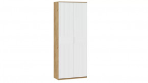 Шкаф комбинированный с 2 дверями «Хилтон» Исп.2 Дуб Крафт золотой, Белый матовый в Тюмени - mebel-tymen.ru | фото