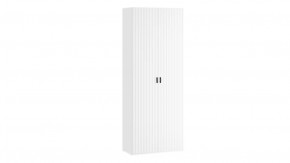 Шкаф комбинированный с 2 дверями «Тиффани» Исп.2 Белый снег, Белый софт в Тюмени - mebel-tymen.ru | фото