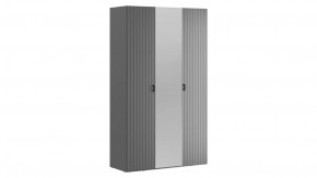 Шкаф комбинированный «Тиффани» Серый графит, Графит матовый в Тюмени - mebel-tymen.ru | фото