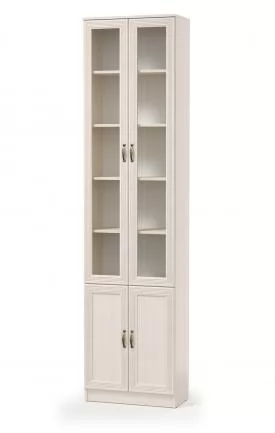 Шкаф комбинированный В-18 Вудлайн кремовый в Тюмени - mebel-tymen.ru | фото