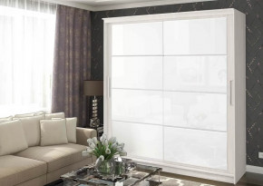 Шкаф-купе 1.5 м. "Танго" Лакобель *каркас 1,5 м. Анкор светлый в Тюмени - mebel-tymen.ru | фото