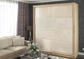 Шкаф-купе 2.0 м. "Танго" Лакобель *каркас 2,0 м. Дуб сонома в Тюмени - mebel-tymen.ru | фото
