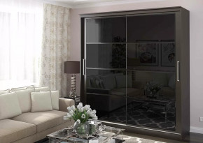 Шкаф-купе 1.5 м. "Танго" Лакобель *каркас 1,5 м. Венге в Тюмени - mebel-tymen.ru | фото