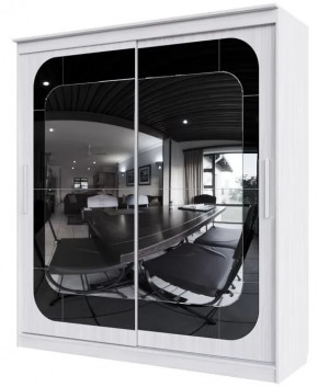 Шкаф-купе №19 1,7 м Ясень анкор светлый Инфинити SV-мебель в Тюмени - mebel-tymen.ru | фото