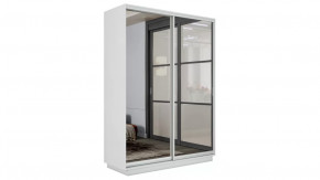 Шкаф-купе 2-х дверный «Румер-2» Белый снег, Зеркало в Тюмени - mebel-tymen.ru | фото