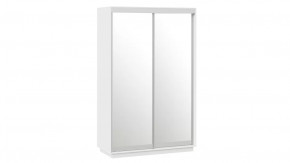 Шкаф-купе 2-х дверный «Румер» Белый снег, Зеркало в Тюмени - mebel-tymen.ru | фото