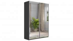 Шкаф-купе 2-х дверный «Траст» Серый диамант,Зеркало/Зеркало в Тюмени - mebel-tymen.ru | фото