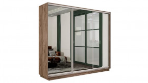 Шкаф-купе 3-х дверный «Румер-2» Дуб Крафт Табачный, Зеркало в Тюмени - mebel-tymen.ru | фото